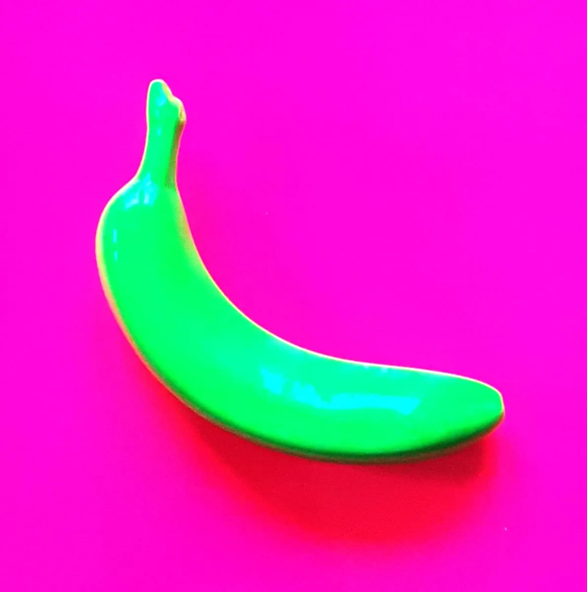 Grün auf Magenta